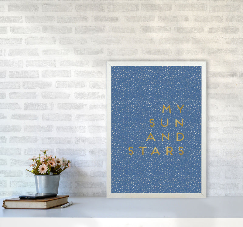 My Sun & Stars Print By Orara Studio A2 Oak Frame