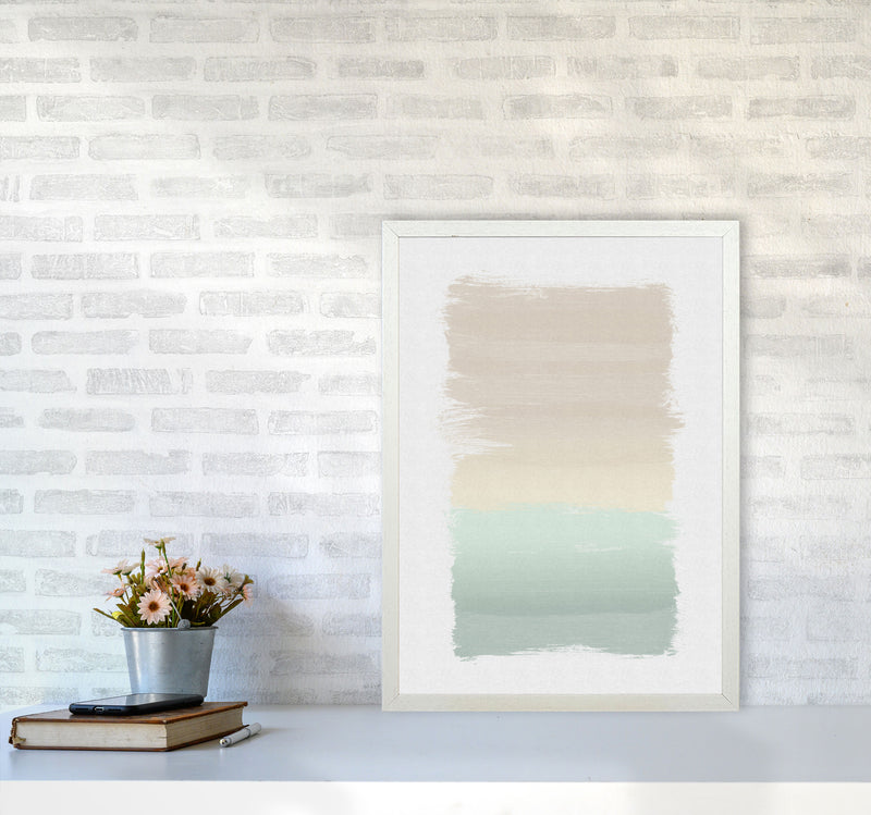 Pastel Abstract Print By Orara Studio A2 Oak Frame
