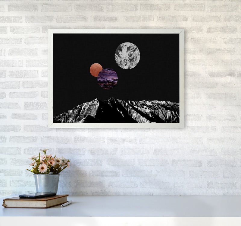 Space I Print By Orara Studio A2 Oak Frame