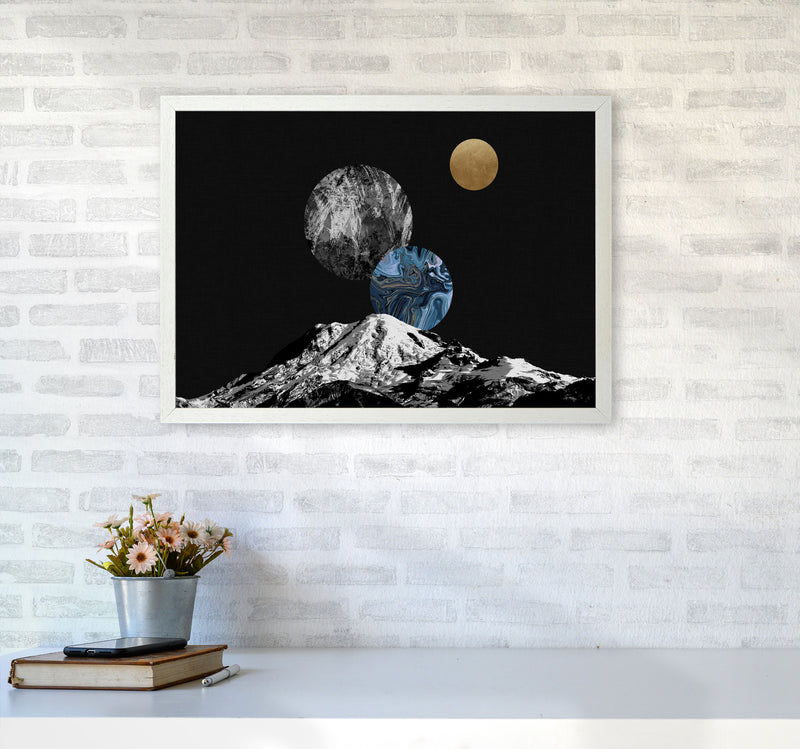 Space II Print By Orara Studio A2 Oak Frame