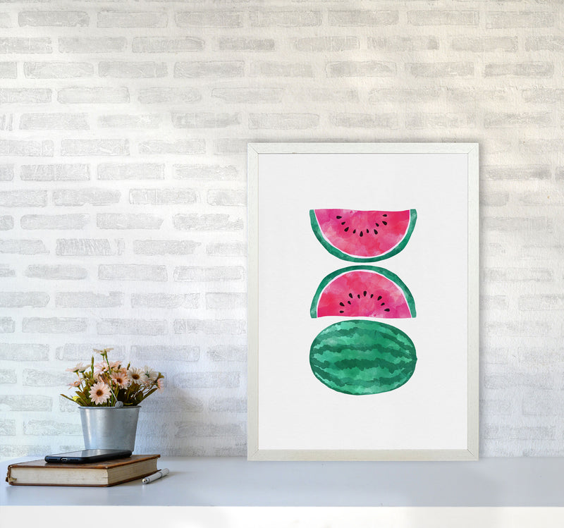 Watermelons Print By Orara Studio, Framed Kitchen Wall Art A2 Oak Frame