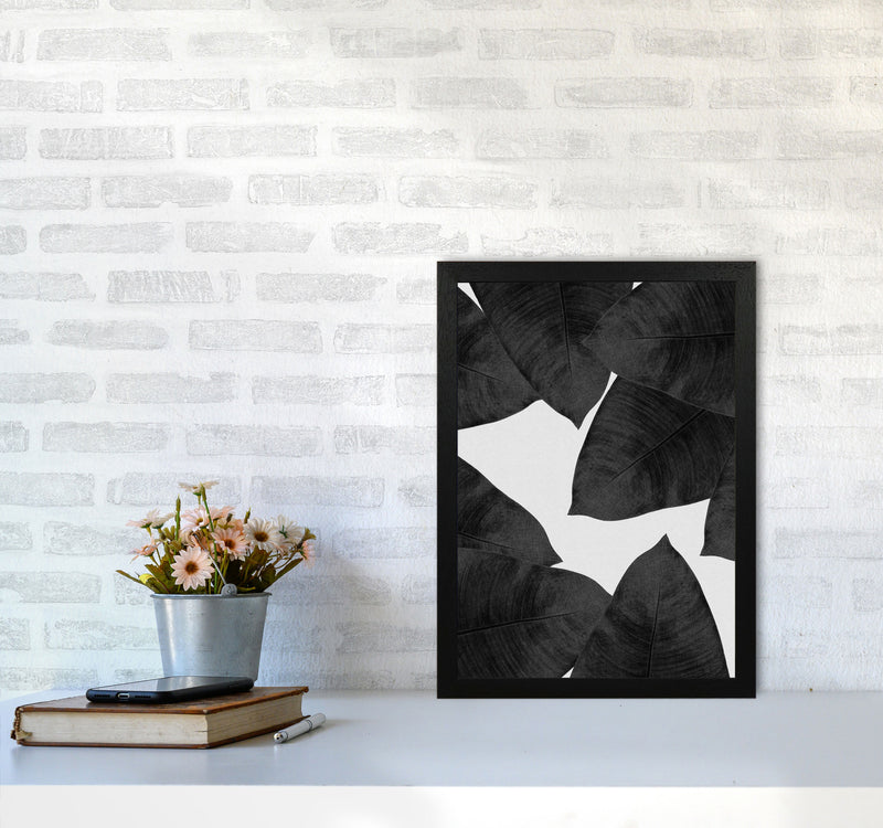 Banana Leaf Black & White II Print By Orara Studio A3 White Frame
