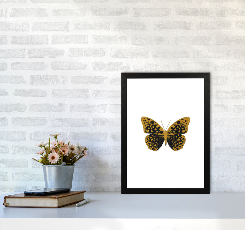Black Butterfly Print By Orara Studio Animal Art Print A3 White Frame