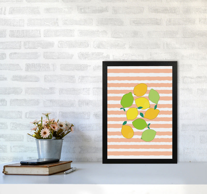 Citrus Crowd Print By Orara Studio, Framed Kitchen Wall Art A3 White Frame