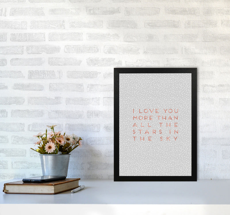 I Love You Quote Print By Orara Studio A3 White Frame