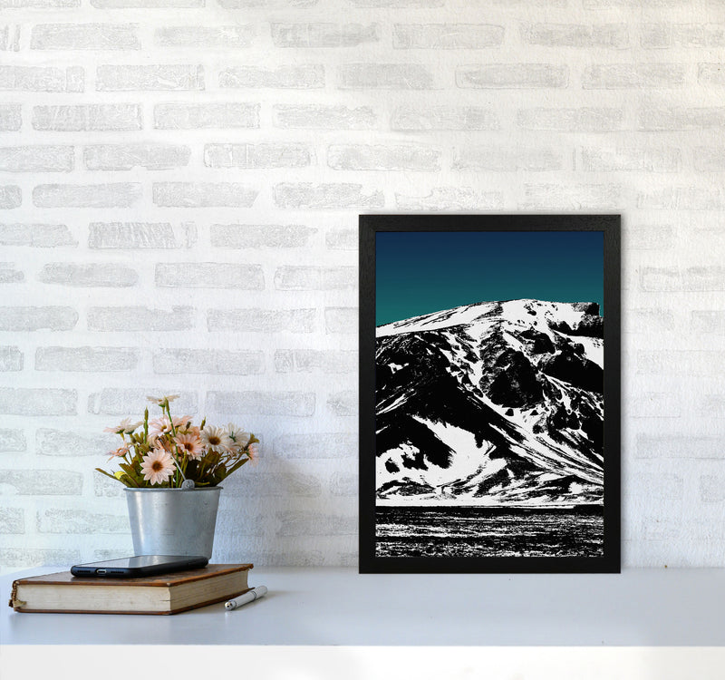 Iceland Mountains I Print By Orara Studio, Framed Botanical & Nature Art Print A3 White Frame