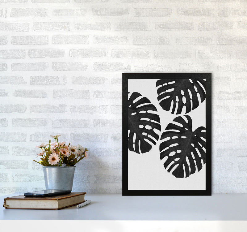 Monstera Black & White III Print By Orara Studio A3 White Frame