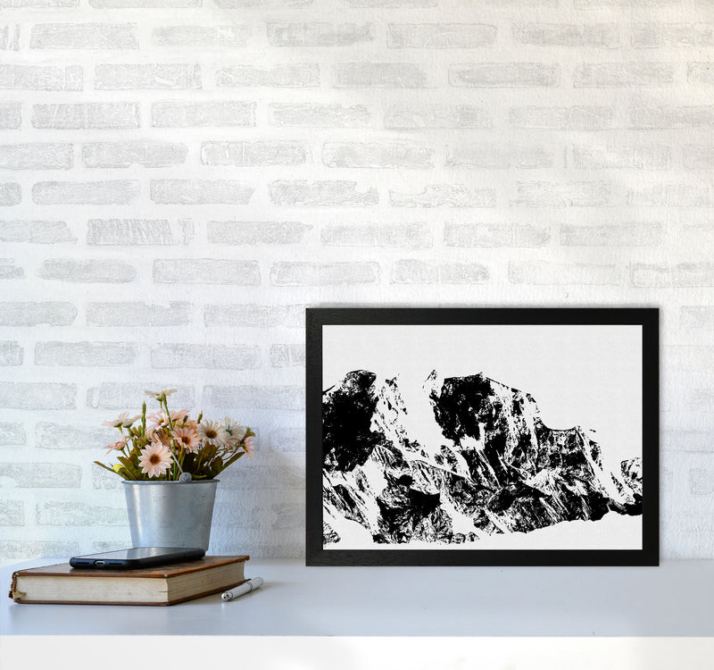 Mountains II Print By Orara Studio, Framed Botanical & Nature Art Print A3 White Frame