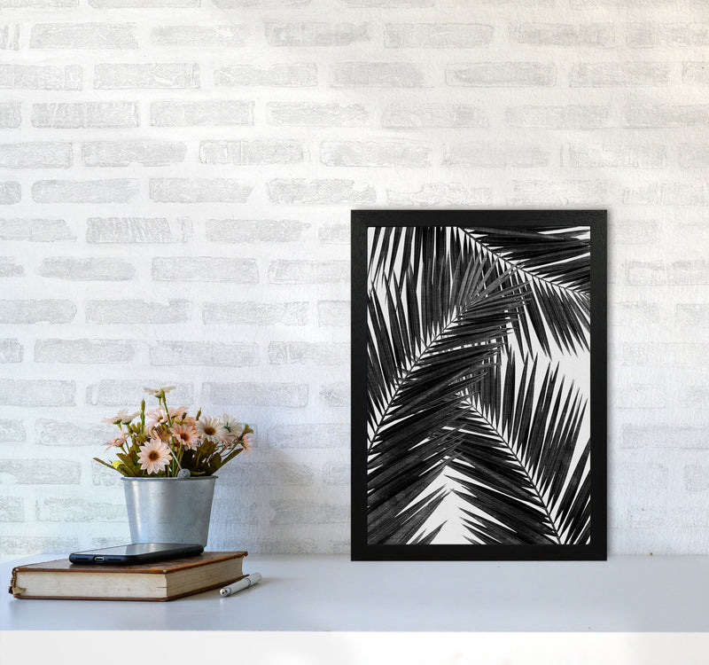 Palm Leaf Black & White III Print By Orara Studio A3 White Frame