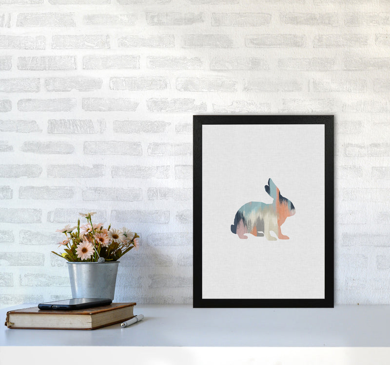 Pastel Rabbit Print By Orara Studio Animal Art Print A3 White Frame