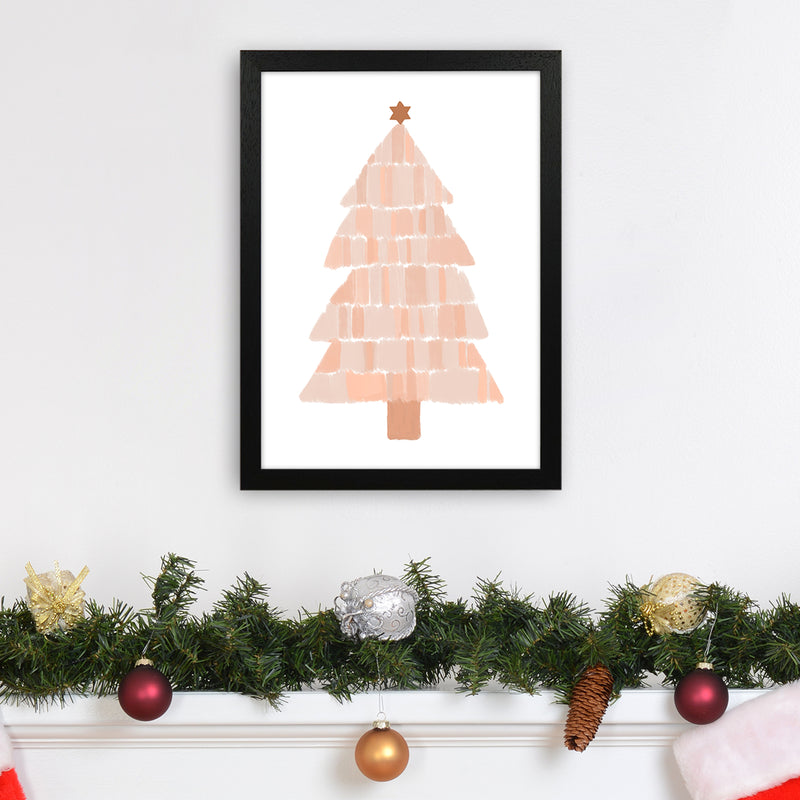 Christmas Tree Painting Christmas Art Print by Orara Studio A3 White Frame
