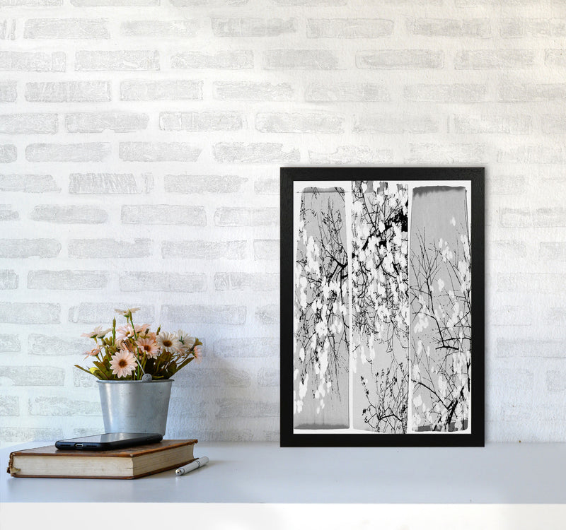 Oriental Blossom Botanical Art Print by Orara Studio A3 White Frame