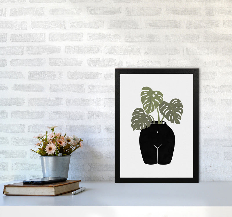 Body-tanical Vase Art Print by Orara Studios A3 White Frame