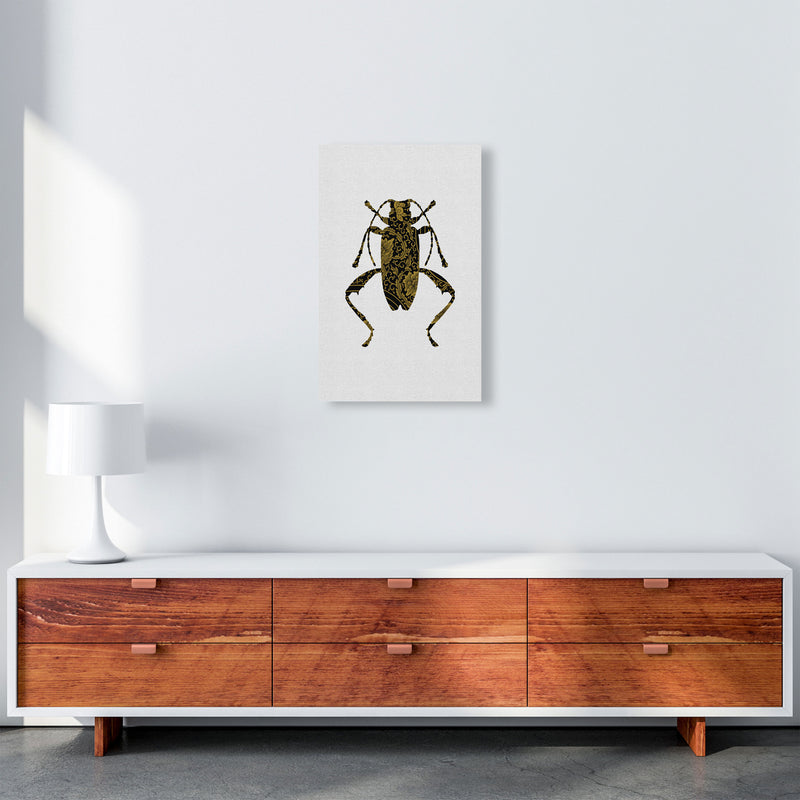 Black And Gold Beetle III Print By Orara Studio Animal Art Print A3 Canvas