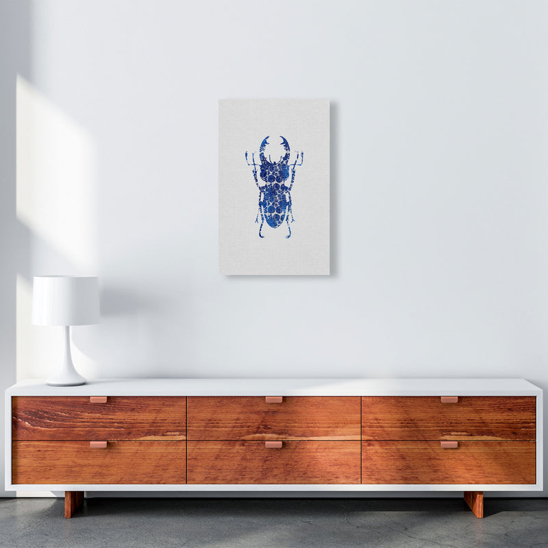 Blue Beetle III Print By Orara Studio Animal Art Print A3 Canvas