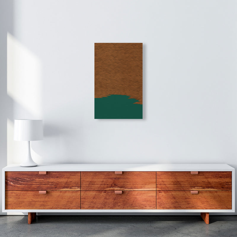 Copper & Green Landscape Print By Orara Studio A3 Canvas