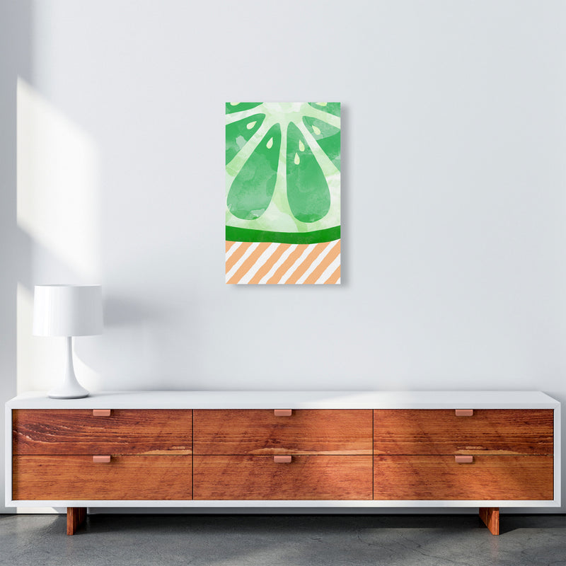 Lime Abstract Print By Orara Studio, Framed Kitchen Wall Art A3 Canvas