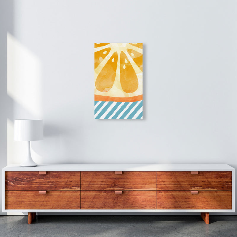 Orange Abstract Print By Orara Studio, Framed Kitchen Wall Art A3 Canvas