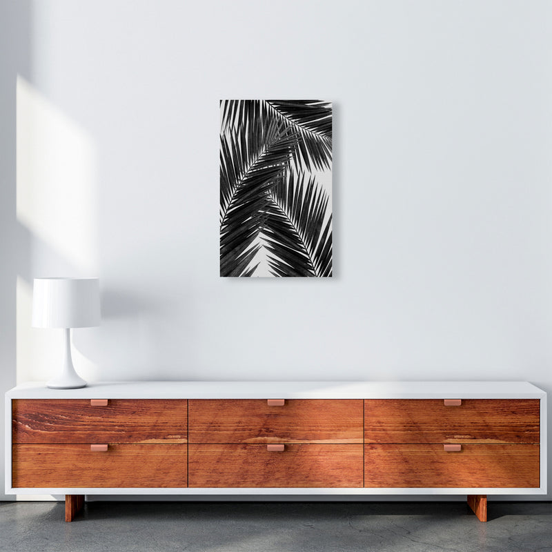 Palm Leaf Black & White III Print By Orara Studio A3 Canvas
