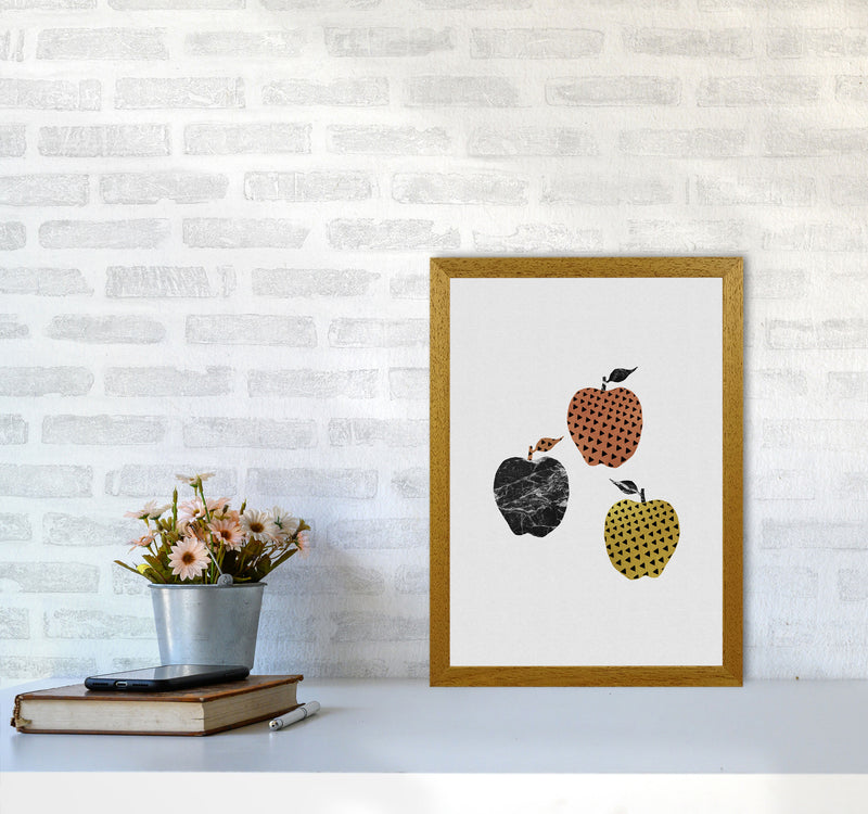 Apples Print By Orara Studio, Framed Kitchen Wall Art A3 Print Only