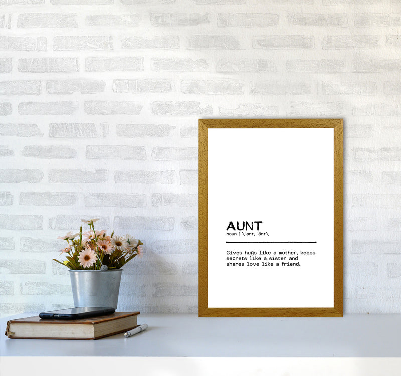 Aunt Friend Definition Quote Print By Orara Studio A3 Print Only