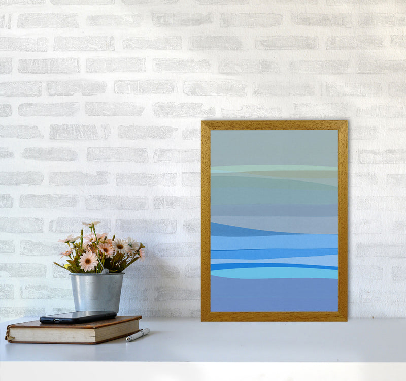 Blue Abstract I Print By Orara Studio A3 Print Only