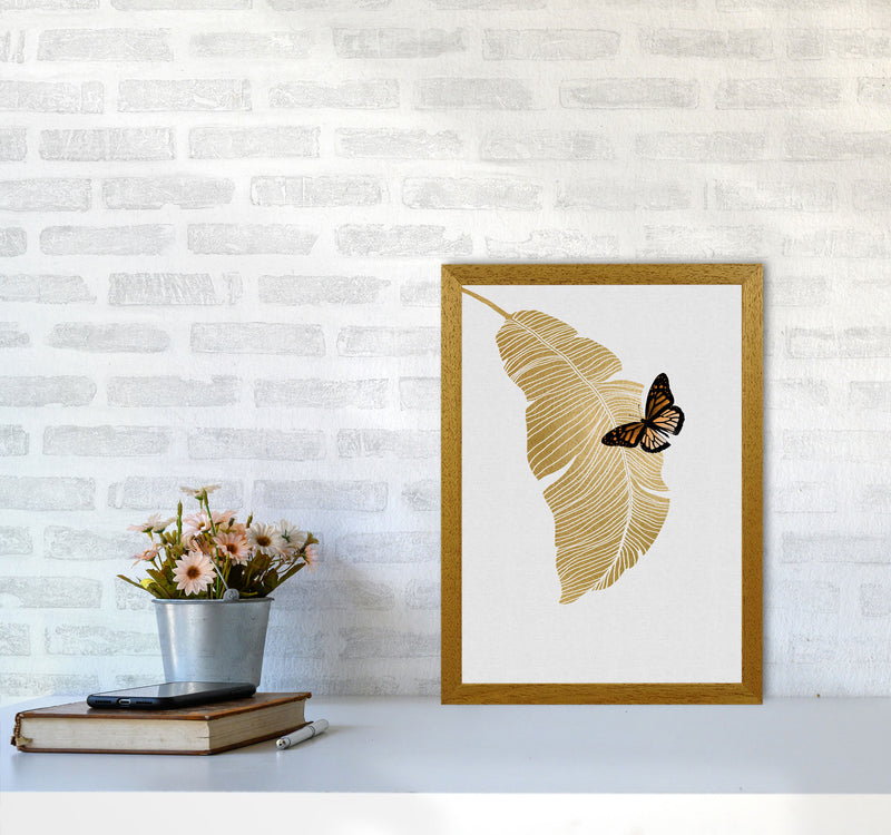 Butterfly & Palm Leaf Print By Orara Studio A3 Print Only