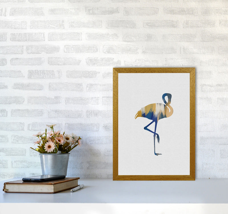 Flamingo Blue & Yellow Print By Orara Studio Animal Art Print A3 Print Only