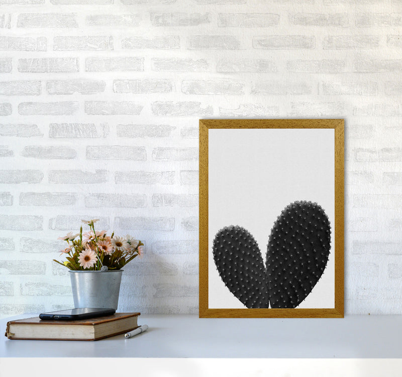 Heart Cactus Black & White Print By Orara Studio A3 Print Only