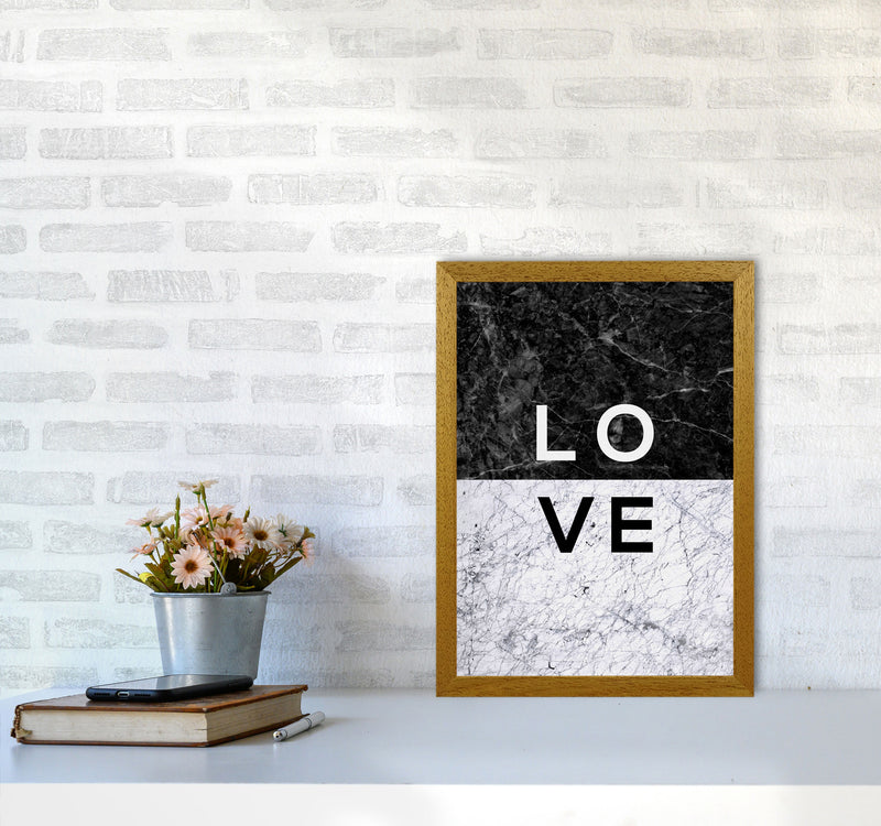 Love Marble Quote Print By Orara Studio A3 Print Only