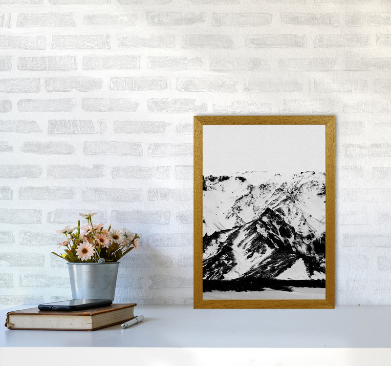 Minimalist Mountains Print By Orara Studio, Framed Botanical & Nature Art Print A3 Print Only
