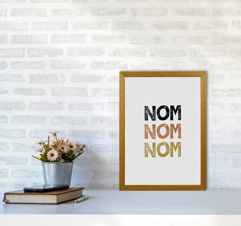 Nom Nom Nom Print By Orara Studio, Framed Kitchen Wall Art A3 Print Only