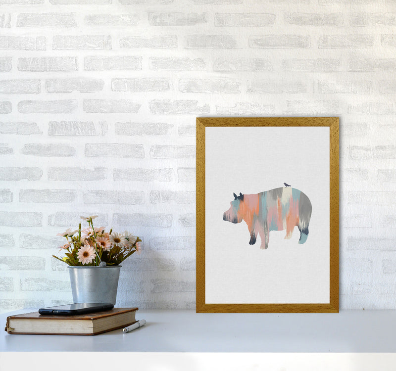 Pastel Hippo Print By Orara Studio Animal Art Print A3 Print Only