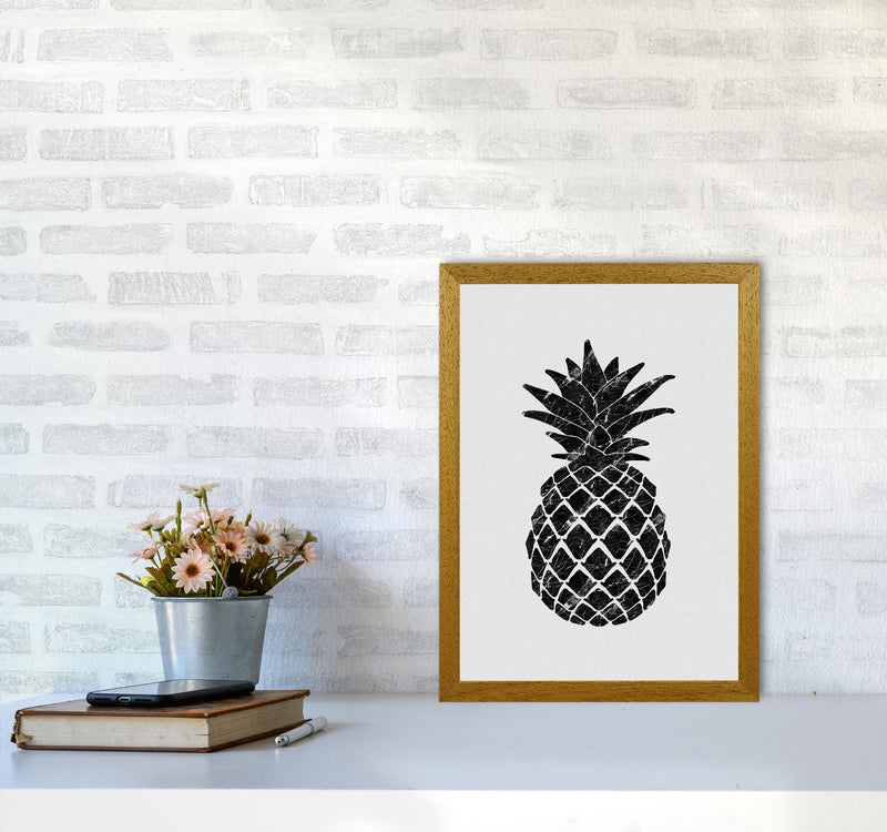 Pineapple Marble Print By Orara Studio, Framed Kitchen Wall Art A3 Print Only