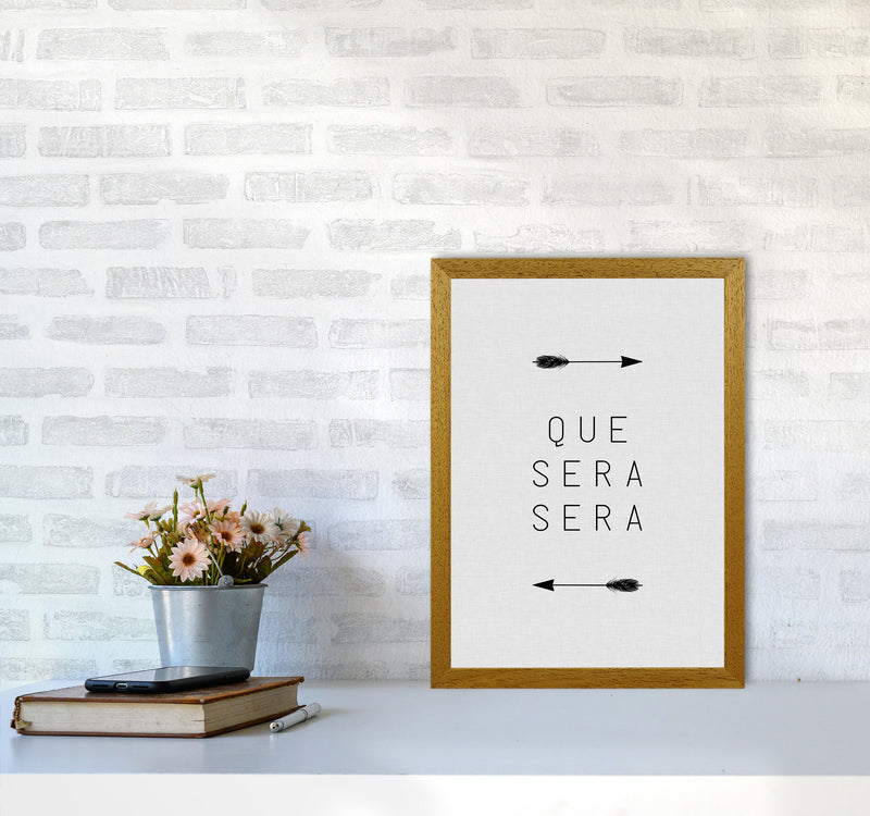 Que Sera Sera Arrow Quote Print By Orara Studio A3 Print Only