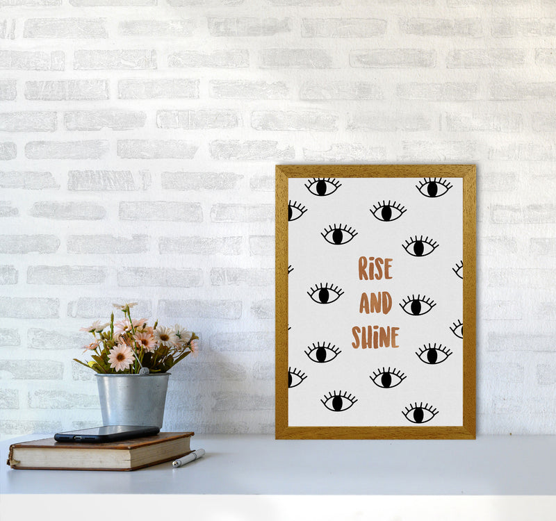 Rise & Shine Bedroom Quote Print By Orara Studio A3 Print Only