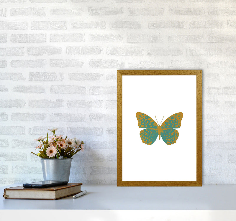 Teal Butterfly Print By Orara Studio Animal Art Print A3 Print Only
