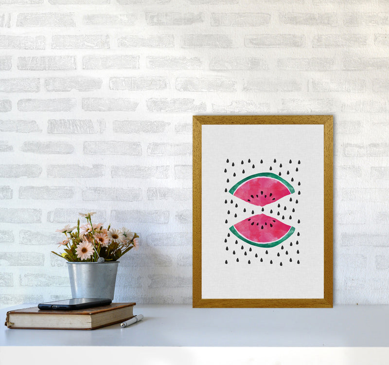 Watermelon Slices Print By Orara Studio, Framed Kitchen Wall Art A3 Print Only
