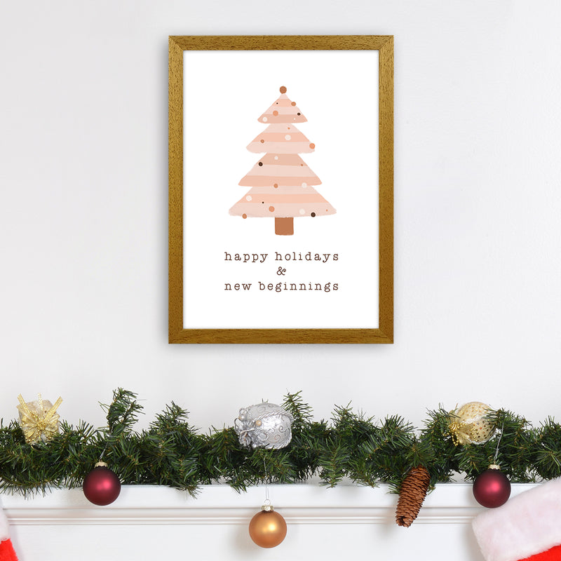 Happy Holidays & New Beginnings Christmas Art Print by Orara Studio A3 Print Only
