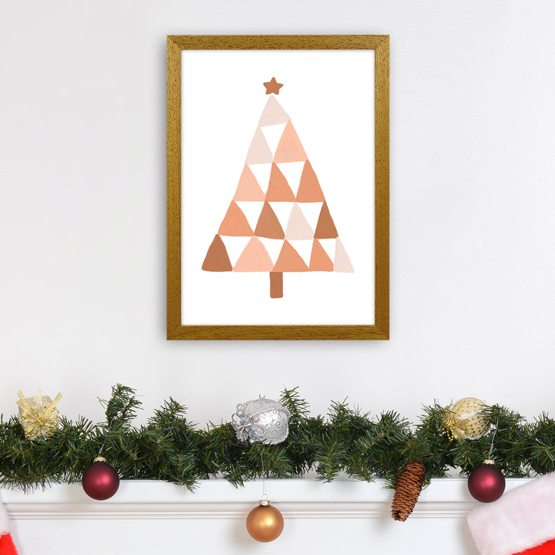 Pastel Christmas Tree Christmas Art Print by Orara Studio A3 Print Only