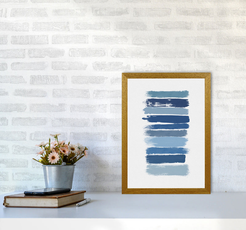 Ombre Blue Abstract Art Print by Orara Studio A3 Print Only