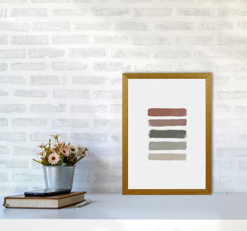 Ombre Earth Tones Abstract Art Print by Orara Studio A3 Print Only