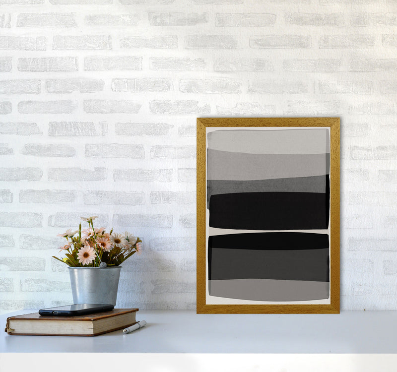 Modern Black and White Abstract Art Print by Orara Studio A3 Print Only