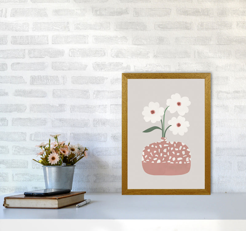 Terrazzo & Flowers Art Print by Orara Studios A3 Print Only