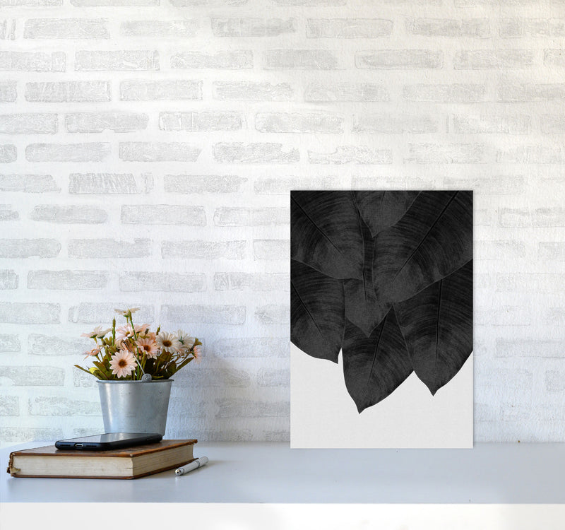 Banana Leaf Black & White III Print By Orara Studio A3 Black Frame