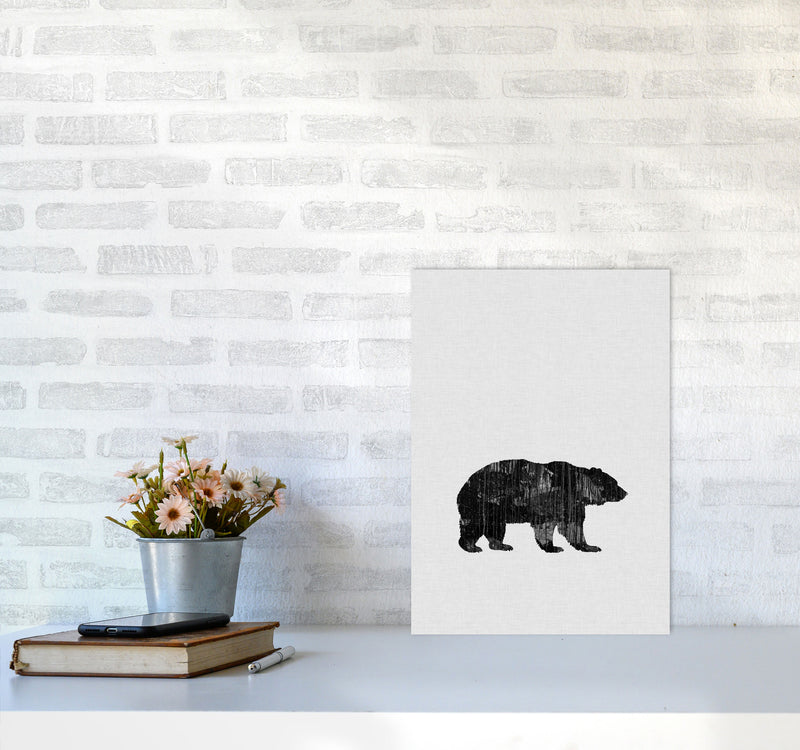 Bear Animal Art Print By Orara Studio Animal Art Print A3 Black Frame