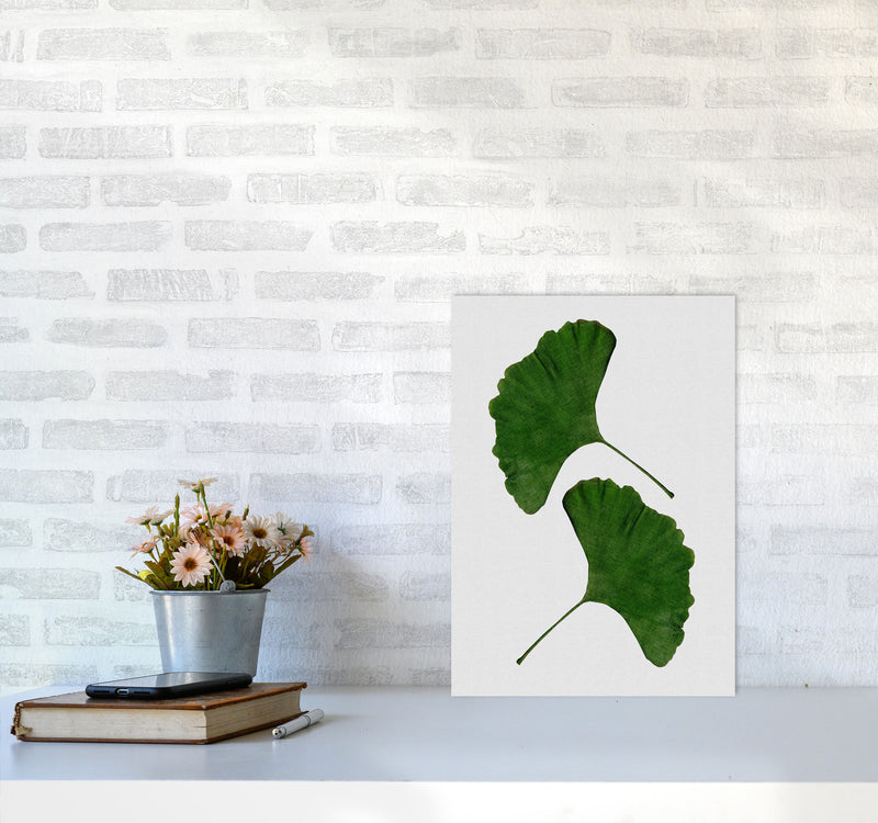 Ginkgo Leaf II Print By Orara Studio, Framed Botanical & Nature Art Print A3 Black Frame