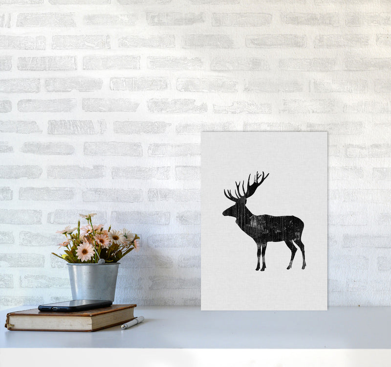 Moose Animal Art Print By Orara Studio Animal Art Print A3 Black Frame