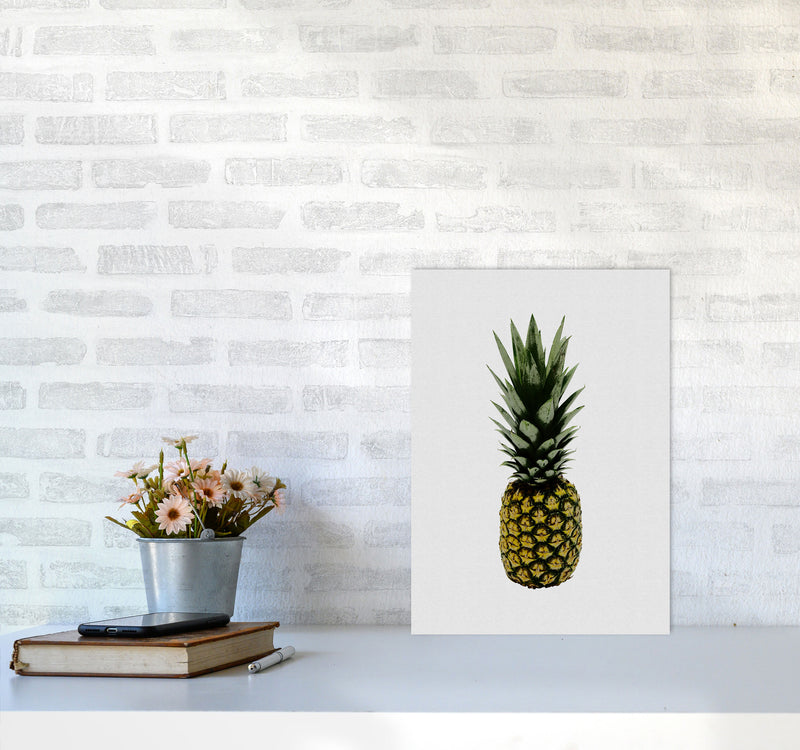 Pineapple Print By Orara Studio, Framed Kitchen Wall Art A3 Black Frame