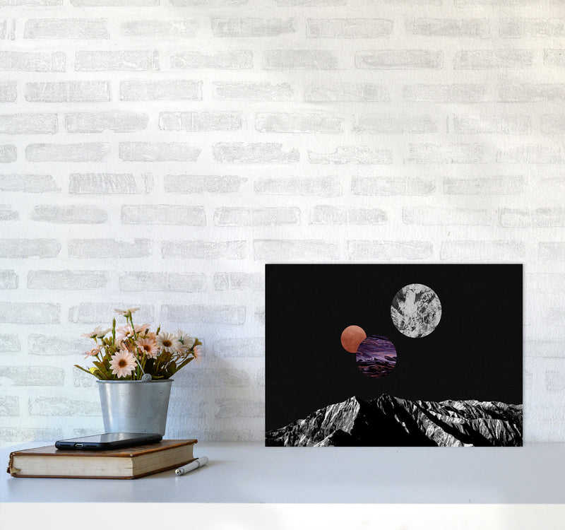 Space I Print By Orara Studio A3 Black Frame